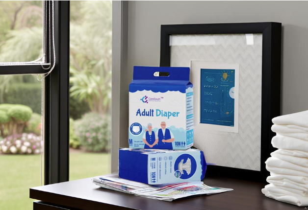 CareSouth Premium Adult Diaper Pants - Medium (30-40 in / 75-100 cm Waist) | 10-Hour Leak Protection | Ultra Absorbent & Skin-Friendly | Odour Control | Soft, Discreet & Comfortable Fit | Rash Resistent